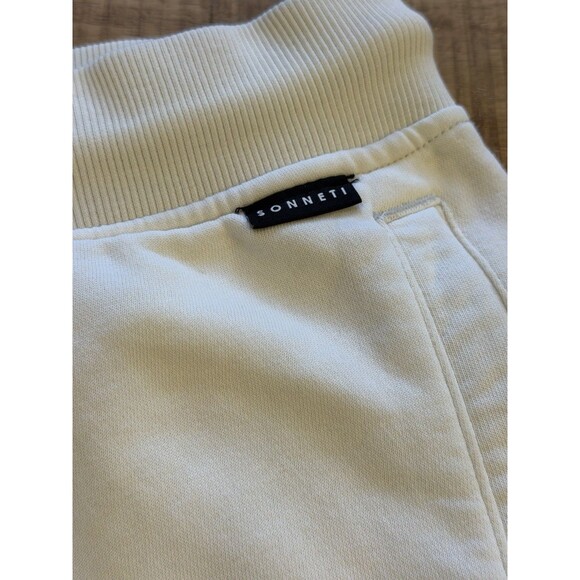Sonneti London Joggers Adult Ivory Classic Drawstring Sweatpants Size Small - Picture 2 of 14